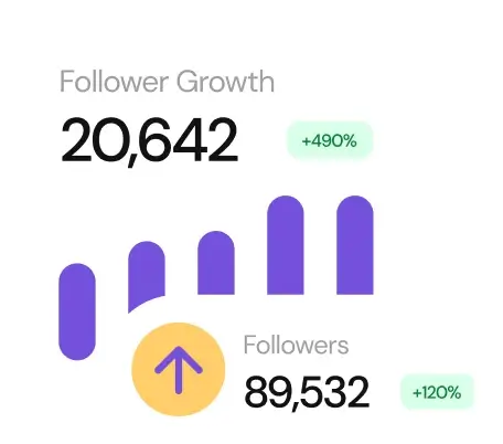 Followers growth